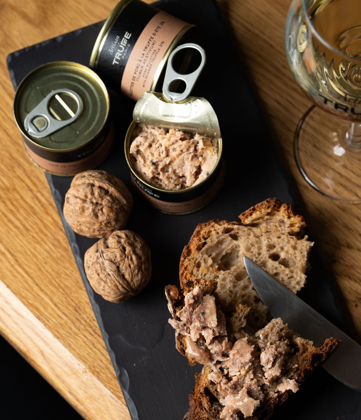 apéro truffé trio pâtés rillettes apéritif